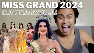 MISS GRAND INTERNATIONAL 2024 REACTION  Cedricks Blanco [upl. by Barcot]