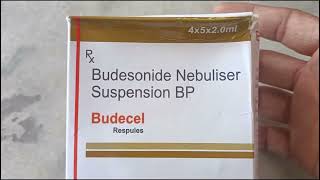 Budecel  budecort respules  Budesonide nebuliser suspension bp dawaipoint suspension [upl. by Nylidnam]