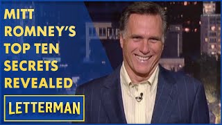 Mitt Romney Reveals The Top Ten Things You Dont Know About Him  Letterman [upl. by Attem]