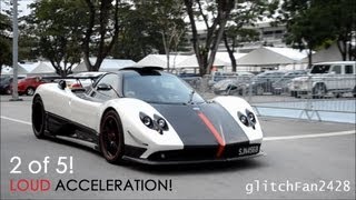 Pagani Zonda Cinque 2 of 5 Startup and Accelerations [upl. by Subir506]