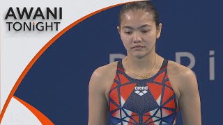 AWANI Tonight Dhabitah Sabri through to Olympic 3m springboard finals [upl. by Aurel]