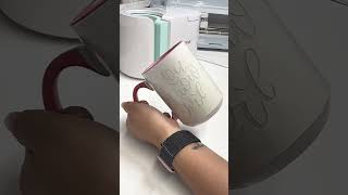 Cricut sublimation mug using infusible ink and Cricut mug press makeitwithmichaels [upl. by Dnomhcir910]