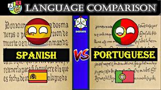 Spanish Vs Portuguese  Language Comparison [upl. by Anaik]