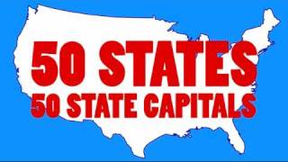 Learn the 50 US State Capitals and 50 State Abbreviations  50 States Song [upl. by Yaral457]