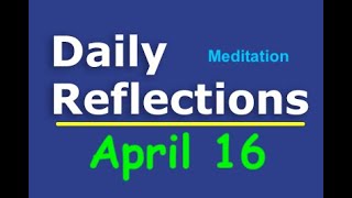 Daily Reflections Meditation Book – April 16 – Alcoholics Anonymous  Read Along – Sober Recovery [upl. by Efren]