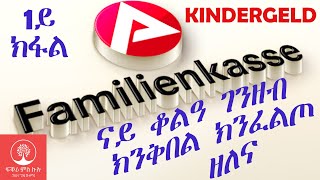 Familienkasse wichtiges zum Kindergeldantrag ናይ ቆልዓ ገንዘብ ክንቅበል ክንፈልጦ ዘለና [upl. by Arima]