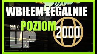 WBIŁEM LEGALNIE 2000 POZIOM  GTA 5 ONLINE [upl. by Nomyar]