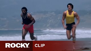 Rocky Balboa Trains with Apollo Creed  ROCKY III [upl. by Emlynn]