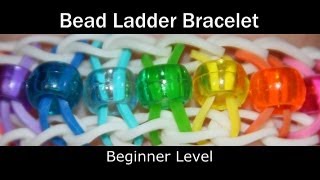 Rainbow Loom® Bead Ladder Bracelet [upl. by Chloette]