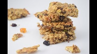 Healthy muesli power bars  Dominiques kitchen [upl. by Adnaloy]