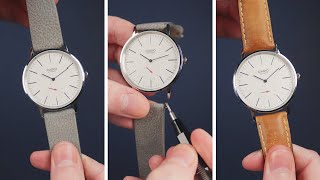 How To Change A Watch Strap  Quick amp Easy Tutorial For Different Strap Types [upl. by Entirb]