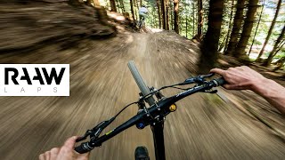 Adrenaline Rush GoPro POV on Champerys Insane World Cup Downhill Track  RAAW Laps [upl. by Byron367]