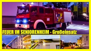 🔥 Feuer im Seniorenheim 🔥 🚒 🚑 Großeinsatz in Nürtingen 🚑 🚒  Teilevakuierung der Heimbewohner [upl. by Dyson]