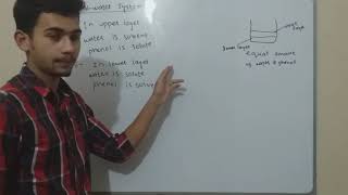 Phenol water system  Partial Miscible Liquids  Completely Explained  For FSc part 1 students [upl. by Oretos]