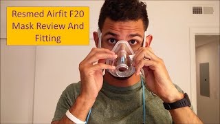 Resmed Airfit F20 Review and Mask Fitting [upl. by Eniamurt]