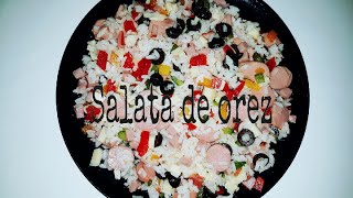 Salata de orez reteta culinara de vara rapida [upl. by Alaaj]