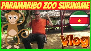 Paramaribo Zoo Dierentuin Suriname 2023 Vlog  Pretparken in Suriname [upl. by Iznyl309]