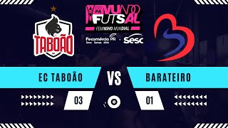 EC TABOÃO x BARATEIRO  3ª RODADA  COPA MUNDO DO FUTSAL FEMININO 2024 [upl. by Anitsud]