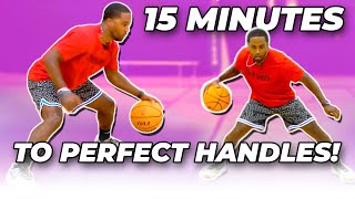 ELITE AtHome Dribbling Workout Just 15 Minutes 🏀 Follow Along Ball Handling [upl. by Salmon97]