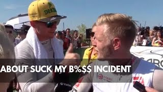 Kevin Magnussen talking about uck my ball incident [upl. by Henleigh12]