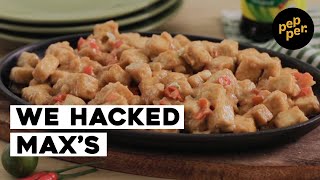 Maxs Tofu Sisig Recipe How to Make Vegetarian Filipino Sizzling Sisig  Food Hack • Pepperph [upl. by Sale]