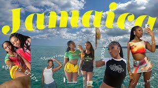 JAMAICA VLOG The ULTIMATE Girls Trip Dunns River Riu Resort Montego Bay Bamboo Rafting etc [upl. by Mandelbaum]