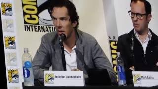 Sherlocks Best Man speech was the toughest monologue Benedict Cumberbatch SDCC 2016 [upl. by Eiramanin]