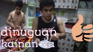 HOW TO COOK diniguan carlz borlagon [upl. by Siroval]