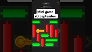 Hamster Kombat mini game today 20 september  Hamster mini game 19 September [upl. by Sualkin]