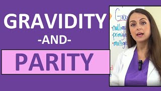 Gravidity and Parity Examples Maternity Nursing NCLEX Review Gravida amp Para [upl. by Aniaj]