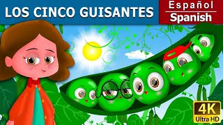 Los Cinco Guisantes  Five Peas In A Pod  SpanishFairyTales [upl. by Yanahc5]