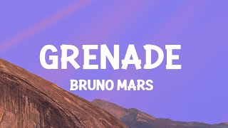 Bruno Mars  Grenade Lyrics [upl. by Diamond385]