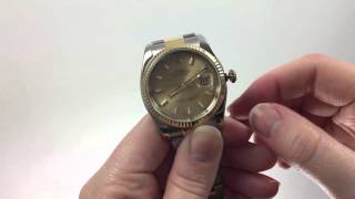 How to Set the Time for the Rolex Datejust [upl. by Jackelyn]