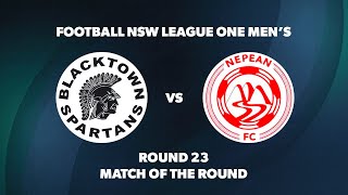 League One NSW Mens Round 23 Blacktown Spartans v Nepean [upl. by Enneibaf]