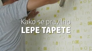 Kako se lepe tapete Pogledajte pravilan postupak [upl. by Col]