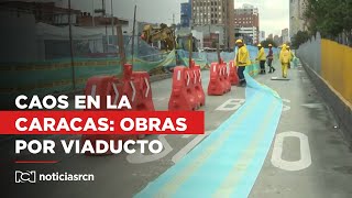 Caos en la Caracas con 26 inician obras para el viaducto de la primera línea del Metro de Bogotá [upl. by Willet645]