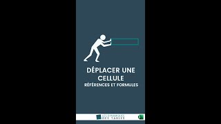 Excel  déplacer une cellule avec formule [upl. by Ednew]