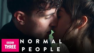 Marianne and Connells First Kiss  Normal People Exclusive First Look Preview [upl. by Salohcim]