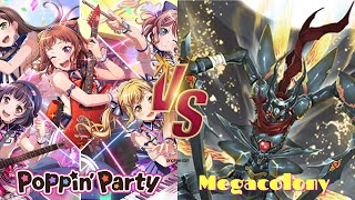 FIGHT89 Poppin Party VS Megacolony💥 [upl. by Keppel]