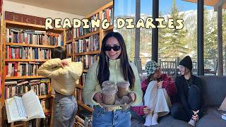 READING DIARIES ⭐️  dream cabin reading trip reading 3 books amp book shopping [upl. by Orola]