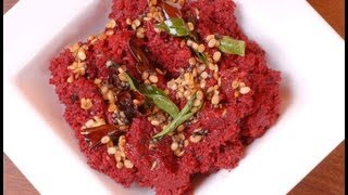 Beetroot Chutney  By VahChef  VahRehVahcom [upl. by Rafter]