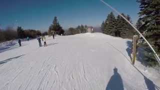 Camelback Mountain Skiing  All The Black Diamonds Includes Trail Names [upl. by Anewor]