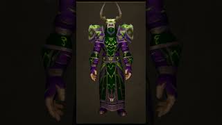 Tier 2 Warlock Armor Set 20th Anniversary World of Warcraft wowupdate [upl. by Ryun303]