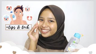 TIPS MENGGUNAKAN MICELLAR WATER UNTUK KULIT BERMINYAK [upl. by Ieluuk340]