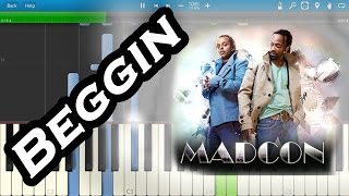 Madcon  Beggin Piano Tutorial Synthesia [upl. by Rufus660]