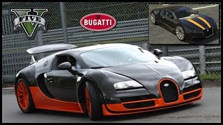 TRUFFADE ADDER REAL LIFE BUGATTI VEYRON  GTA5 en VRAI et en VIDÉO [upl. by Ahsets196]