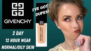 NEW Givenchy Prisme Libre Skin Caring Glow Foundation  Review  Dupes  Steffs Beauty Stash [upl. by Llehcam57]