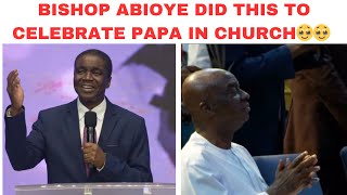 WOW😮 SEE WHAT BISHOP ABIOYE DID TO CELEBRATE BISHOP DAVID OYEDEPO’S BIRTHDAY IN CHURCH TODAYfaith [upl. by Lyndell267]