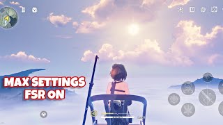 WUTHERING WAVES ANDROID MAX GFX SETTINGS FSR ON  P1 GAMEPLAY [upl. by Mycah]