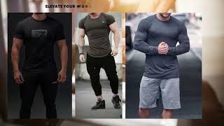 Ultimate Gym Style Elevate Your Workout Wardrobe  Mens Gym Outfit Ideas  Fashion Forward [upl. by Wright]